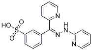 M-((2-PYRIDYL)(2-PYRIDYLHYDRAZONO)METHYL)BENZENESULFONICACID Struktur