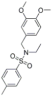 N-ETHYL-N-VERATRYL-P-TOLUENESULFONAMIDE Struktur