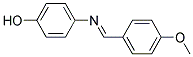 P-HYDROXY-N-(P-METHOXYBENZYLIDENE)ANILINE Struktur