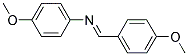 P-METHOXY-N-(4-METHOXYBENZYLIDENE)ANILINE Struktur