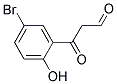 3-(5-Bromo-2-hydroxyphenyl)-3-oxopropanal Struktur