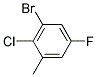 3-Bromo-2-chloro-5-fluorotoluene Struktur