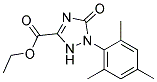 Ethyl2,5-dihydro-5-oxo-1-(2,4,6-trimethylphenyl)-1H-1,2,4-triazole-3-carboxylate Struktur