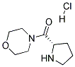 Morpholin-4-yl-(S)-pyrrolidin-2-yl-methanonehydrochloride Struktur