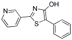 5-Phenyl-2-(3-pyridinyl)-1,3-phiazol-4-ol Struktur