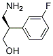 (R)-3-(3-FLUOROPHENYL)-BETA-ALANINOL
 Struktur