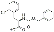 (2R)-2-{[(benzyloxy)carbonyl]amino}-3-(2-chlorophenyl)propanoic acid Struktur