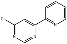 4-Chloro-6-pyridin-2-yl-pyrimidine Struktur