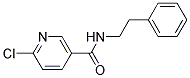 6-Chloro-N-phenethyl-nicotinamide Struktur