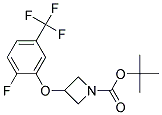 3-(2-Fluoro-5-trifluoromethyl-phenoxy)-azetidine-1-carboxylic acid tert-butyl ester Struktur