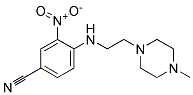 4-[2-(4-Methyl-piperazin-1-yl)-ethylamino]-3-nitro-benzonitrile Struktur