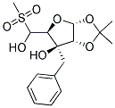 5-Mesyl-3-benzyl-1,2-O-Isopropylidene-a-D-xylofuranose Struktur