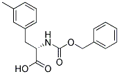 (2S)-2-{[(benzyloxy)carbonyl]amino}-3-(3-methylphenyl)propanoic acid Struktur