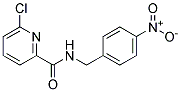 6-Chloro-pyridine-2-carboxylic acid 4-nitro-benzylamide Struktur