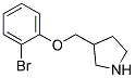 3-(2-Bromo-phenoxymethyl)-pyrrolidine Struktur