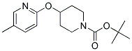 4-(5-Methyl-pyridin-2-yloxy)-piperidine-1-carboxylic acid tert-butyl ester Struktur