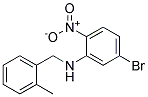 (5-Bromo-2-nitro-phenyl)-(2-methyl-benzyl)-amine Struktur