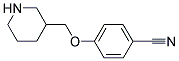 4-(Piperidin-3-ylmethoxy)-benzonitrile Struktur