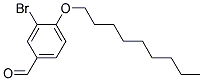 3-BROMO-4-(NONYLOXY)BENZALDEHYDE Struktur