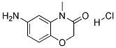 6-AMINO-4-METHYL-2H-1,4-BENZOXAZIN-3(4H)-ONE HYDROCHLORIDE Struktur