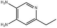 6-ethylpyridine-3,4-diamine Struktur