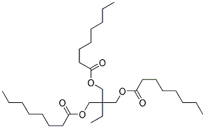 Trimethylolpropane triisoctylate Struktur