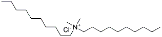 Di-(n-decyl) dimethylammonium chloride Struktur