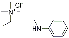 N-Ethylaniline ethyl trimethyl ammonium chloride Struktur