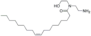 Oleic acid-ethylenediamine condensate, monoethoxylated Struktur