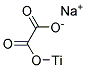 Sodium titanyl oxalate Struktur