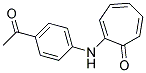 2-(P-ACETYLANILINO)-2,4,6-CYCLOHEPTATRIENONE Struktur