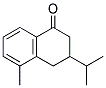 3-ISOPROPYL-5-METHYL-3,4-DIHYDRO-1(2H)-NAPHTHALENONE Struktur