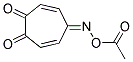 3,6-CYCLOHEPTADIENE-1,2,5-TRIONE5-(O-ACETYLOXIME) Struktur