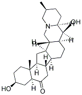 3B,20-DIHYDROXY-5A-CEVAN-6-ONE Struktur