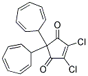 4,5-DICHLORO-2,2-BIS(2,4,6-CYCLOHEPTATRIENYL)-4-CYCLOPENTENE-1,3-DIONE Struktur