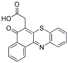 5-OXO-5H-BENZO(A)PHENOTHIAZIN-6-YLACETATE Struktur