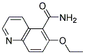 6-ETHOXY-5-QUINOLINECARBOXAMIDE Struktur