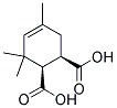 CIS-3,3,5-TRIMETHYL-4-CYCLOHEXENE-1,2-DICARBOXYLICACID Struktur