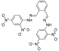 PHTHALALDEHYDEBIS(2,4-DINITROPHENYLHYDRAZONE) Struktur