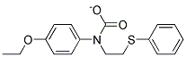 P-ETHOXYPHENYL(2-(PHENYLTHIO)EHTYL)CARBAMATE Struktur