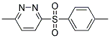 3-Methyl-6-(4-methylphenylsulfonyl)pyridazine Struktur