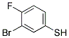 3-Bromo-4-fluorothiophenol Struktur