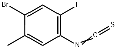 4-Bromo-2-fluoro-5-methylphenylisothiocyanate Struktur