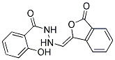 (Z)-2-Hydroxy-N'-((3-oxoisobenzofuran-1(3H)-ylidene)methyl)benzohydrazide Struktur