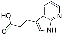 3-(1H-pyrrolo[2,3-b]pyridin-3-yl)propanoic acid Struktur