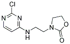 3-{2-[(2-chloropyrimidin-4-yl)amino]ethyl}-1,3-oxazolidin-2-one Struktur