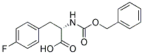 (2S)-2-{[(benzyloxy)carbonyl]amino}-3-(4-fluorophenyl)propanoic acid Struktur