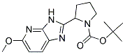 tert-butyl 2-(5-methoxy-3H-imidazo[4,5-b]pyridin-2-yl)pyrrolidine-1-carboxylate Struktur