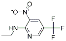 Ethyl-(3-nitro-5-trifluoromethyl-pyridin-2-yl)-amine Struktur