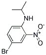 (4-Bromo-2-nitro-phenyl)-isopropyl-amine Struktur